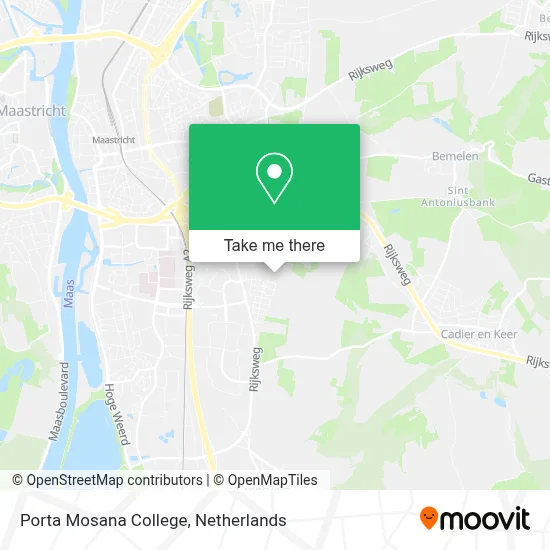 Porta Mosana College map