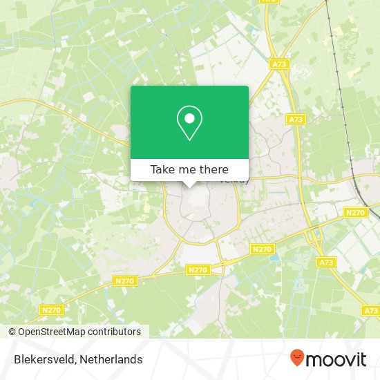 Blekersveld map