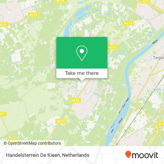 Handelsterrein De Kieen map