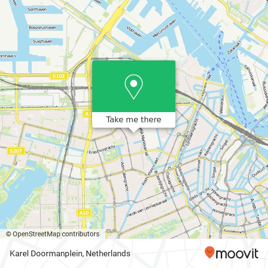 Karel Doormanplein map