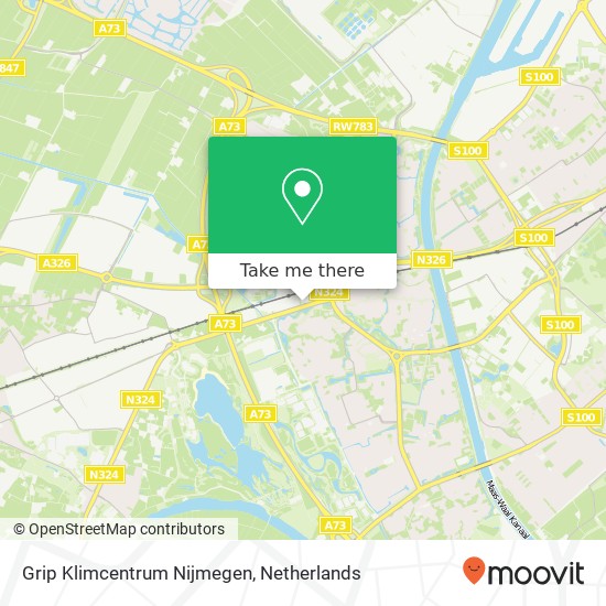 Grip Klimcentrum Nijmegen map