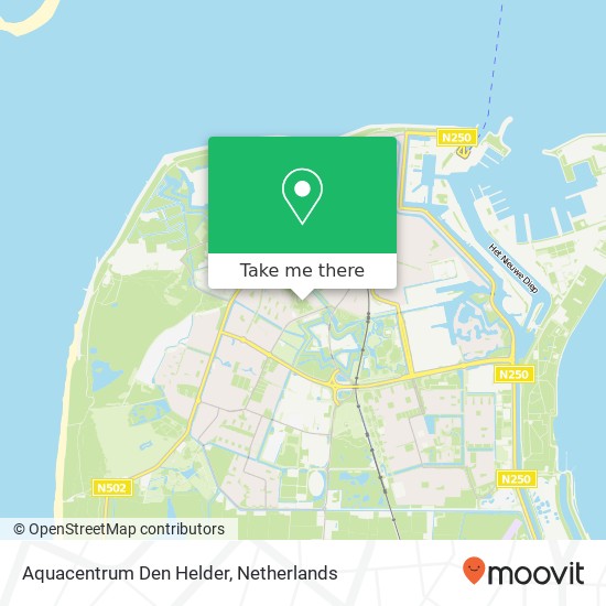 Aquacentrum Den Helder Karte