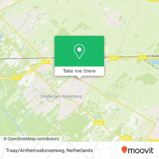 Traay/Arnhemsebovenweg Karte