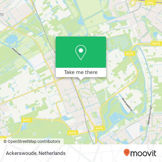 Ackerswoude map