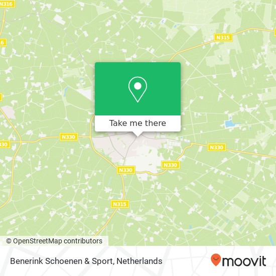 Benerink Schoenen & Sport map