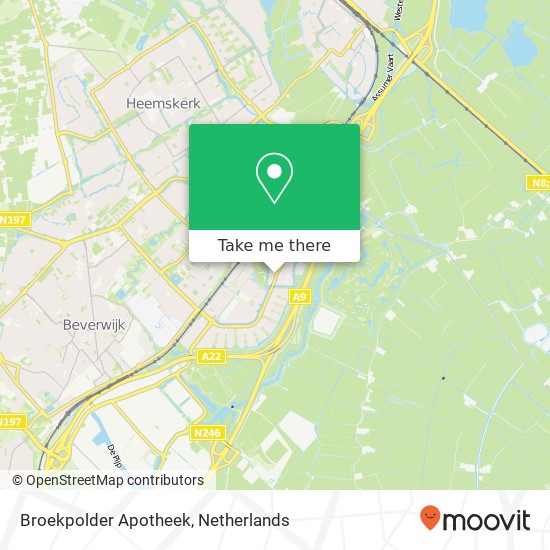 Broekpolder Apotheek map