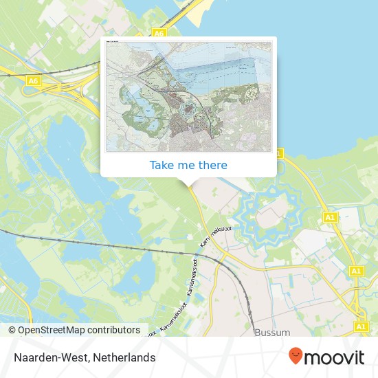 Naarden-West map