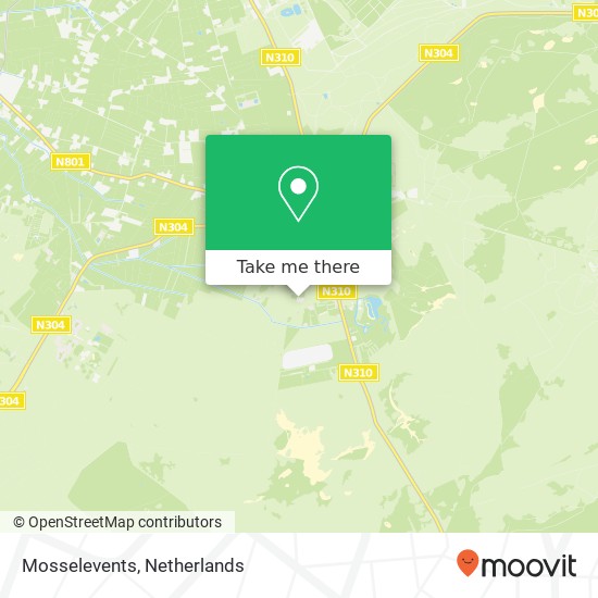 Mosselevents map