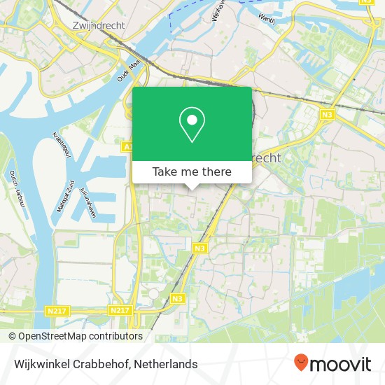 Wijkwinkel Crabbehof map