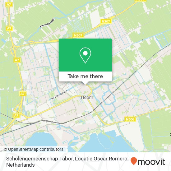 Scholengemeenschap Tabor, Locatie Oscar Romero map