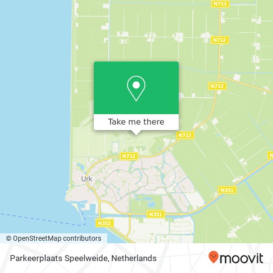 Parkeerplaats Speelweide map