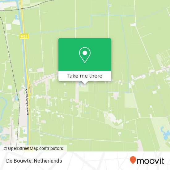 De Bouwte map