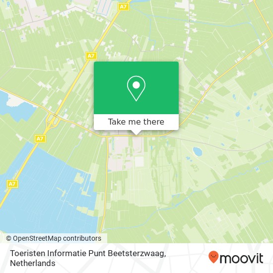 Toeristen Informatie Punt Beetsterzwaag Karte