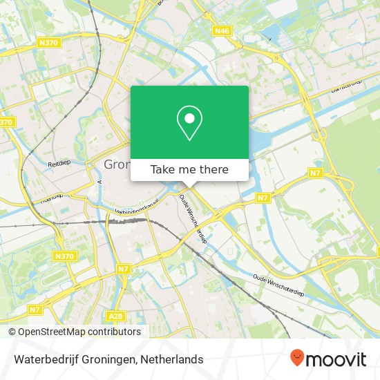 Waterbedrijf Groningen Karte