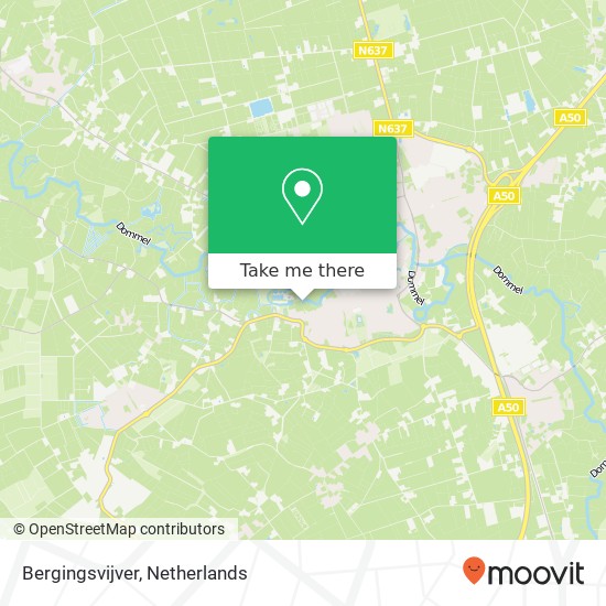 Bergingsvijver map