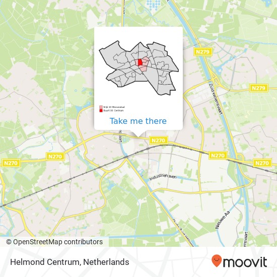 Helmond Centrum map