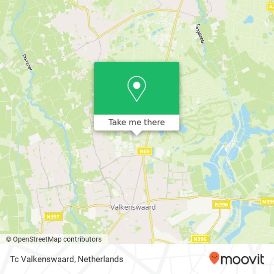 Tc Valkenswaard map