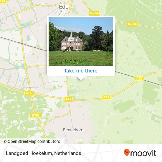 Landgoed Hoekelum Karte