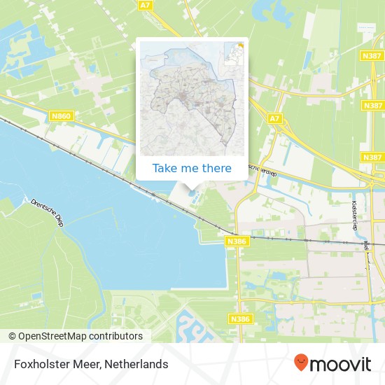 Foxholster Meer map