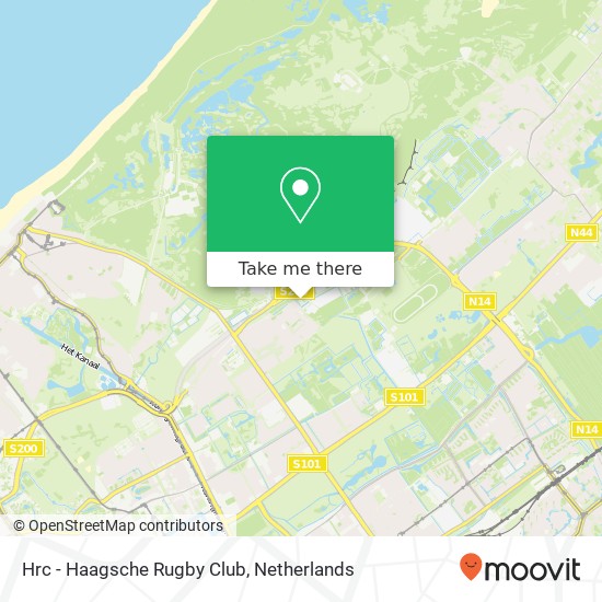 Hrc - Haagsche Rugby Club Karte
