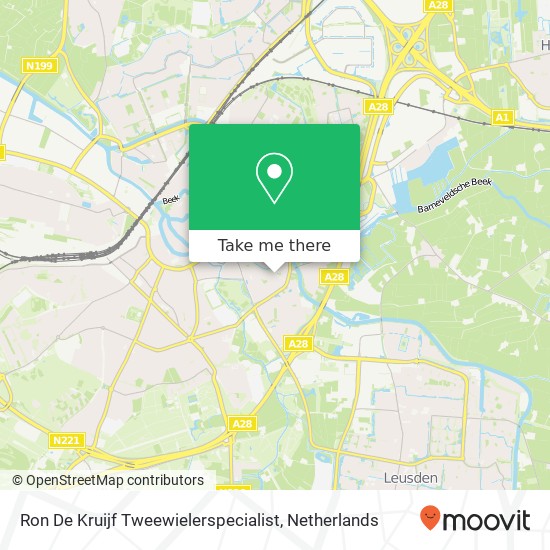 Ron De Kruijf Tweewielerspecialist map