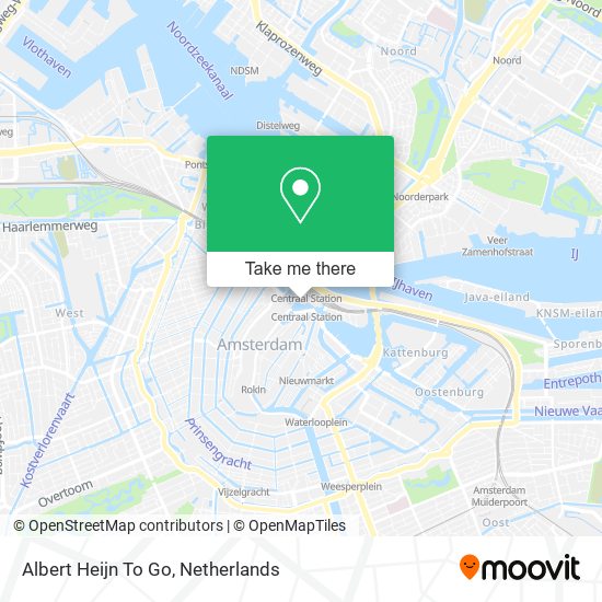 Albert Heijn To Go map