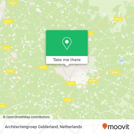 Architectengroep Gelderland map
