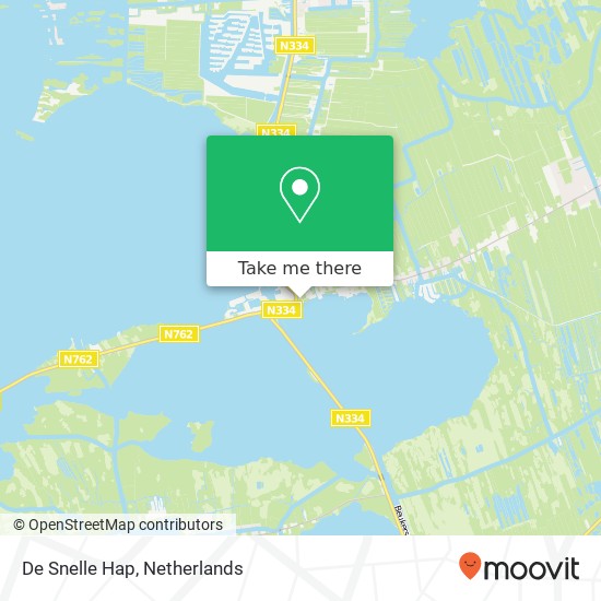 De Snelle Hap map