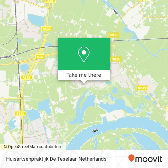 Huisartsenpraktijk De Teselaar map