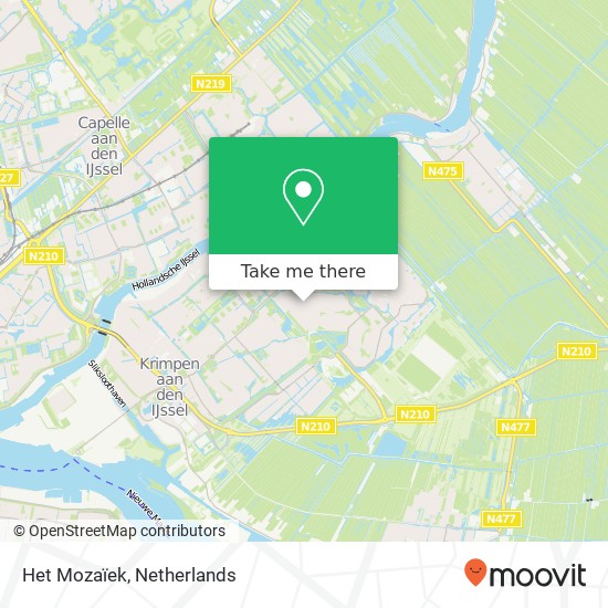 Het Mozaïek map