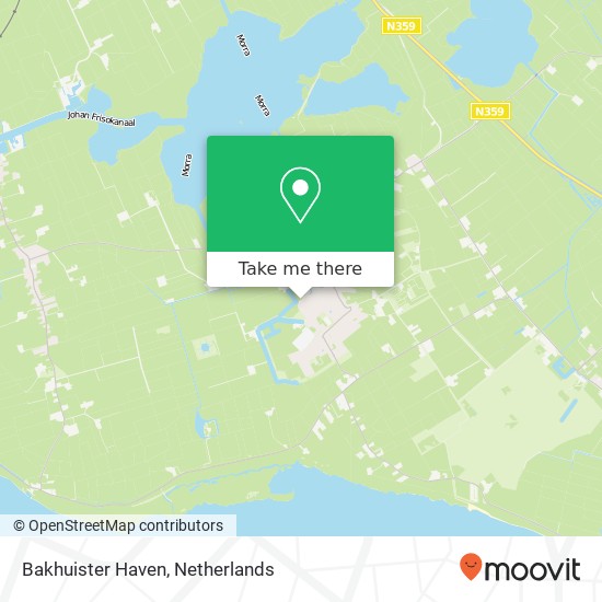 Bakhuister Haven map