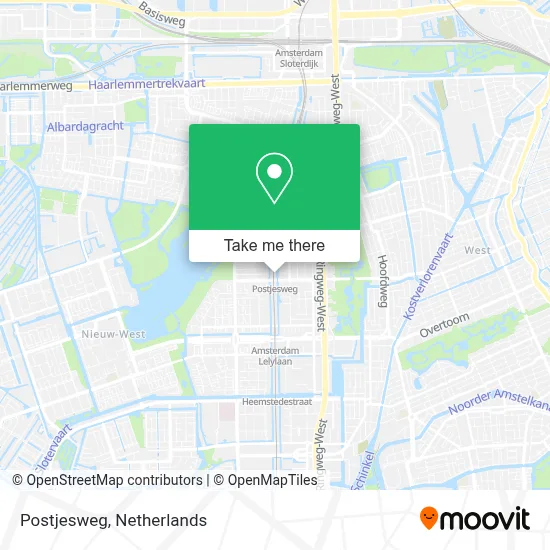Postjesweg map