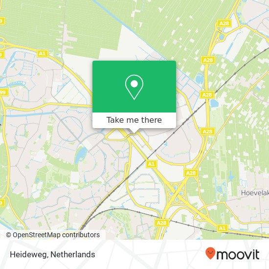 Heideweg map