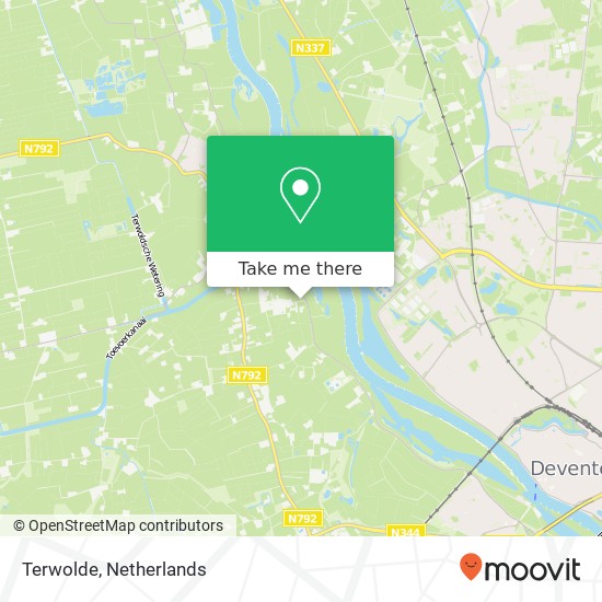 Terwolde map