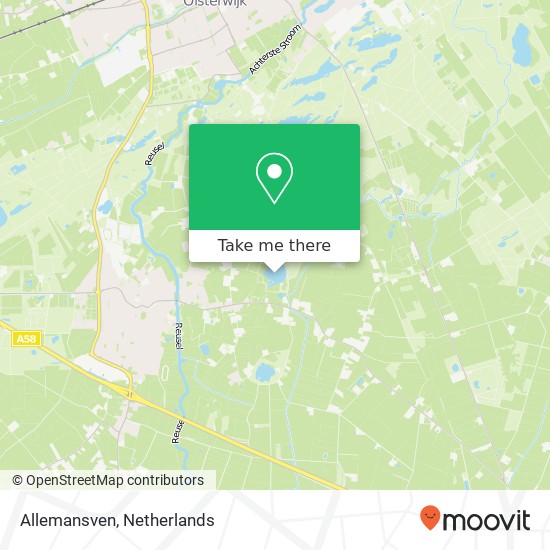 Allemansven map