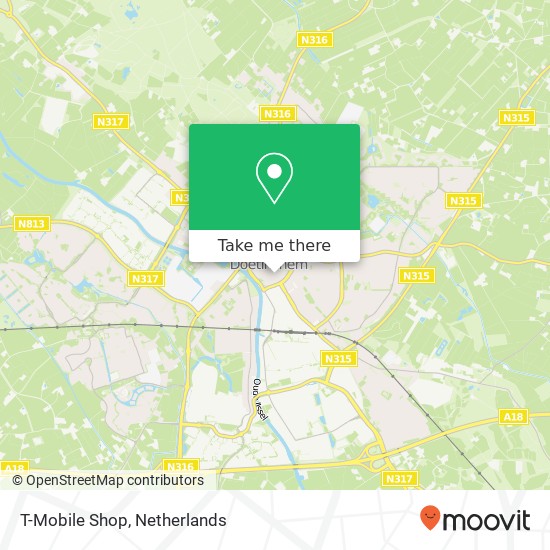 T-Mobile Shop map