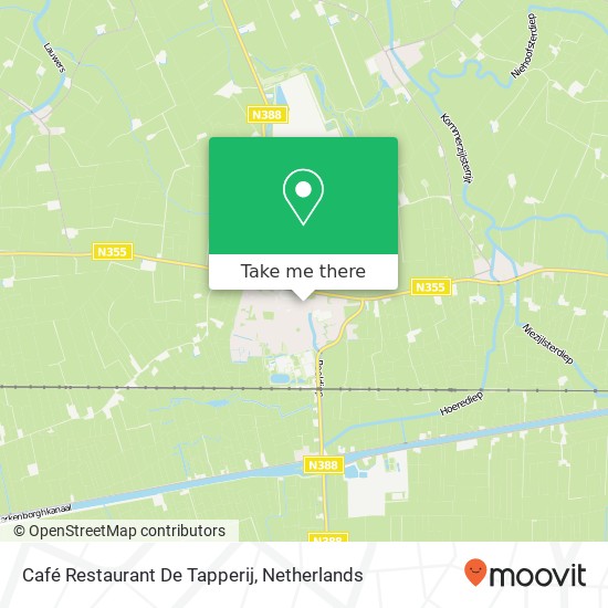 Café Restaurant De Tapperij Karte