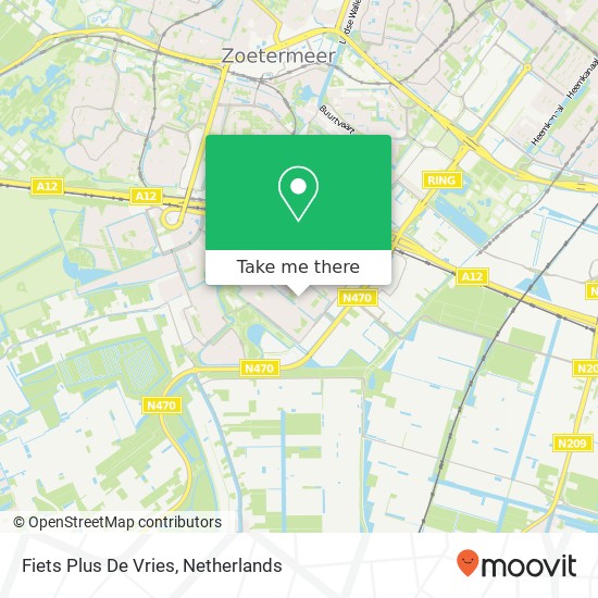 Fiets Plus De Vries map