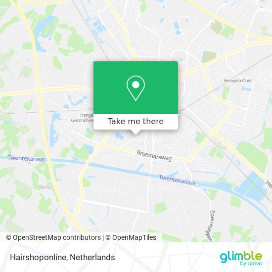 Hairshoponline map