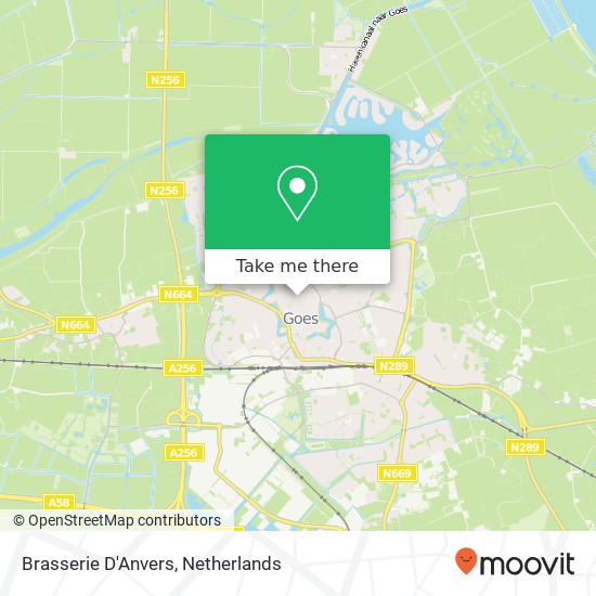 Brasserie D'Anvers map