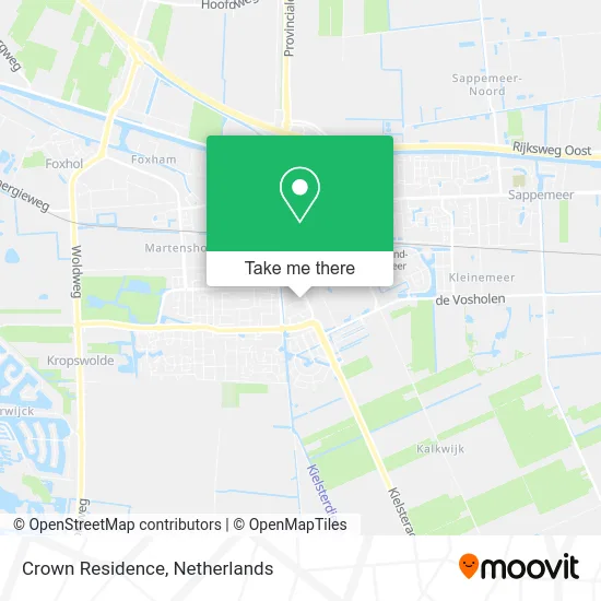 Crown Residence map