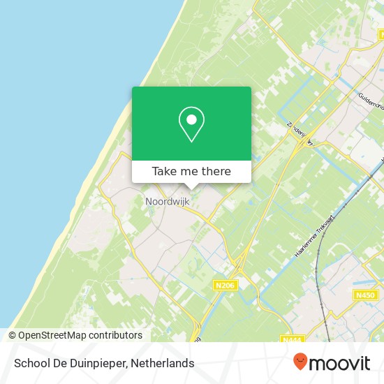 School De Duinpieper map