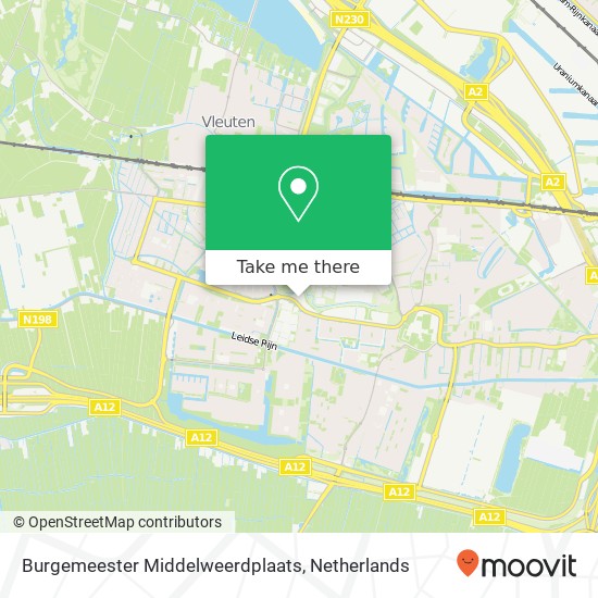 Burgemeester Middelweerdplaats map