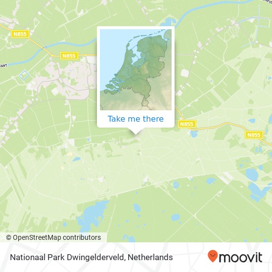 Nationaal Park Dwingelderveld Karte