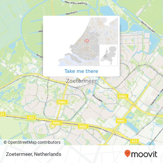 Zoetermeer Karte