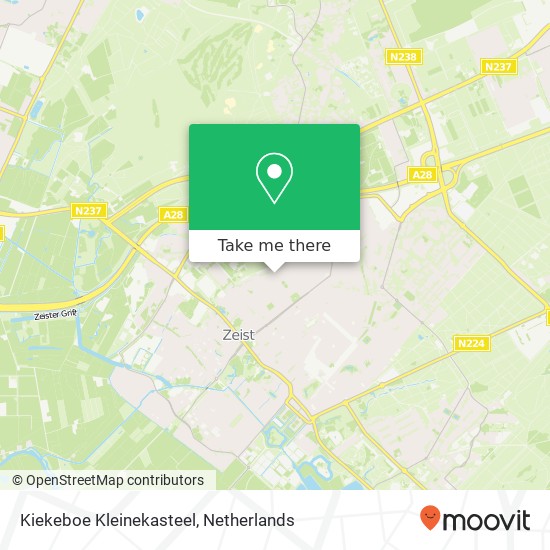 Kiekeboe Kleinekasteel Karte