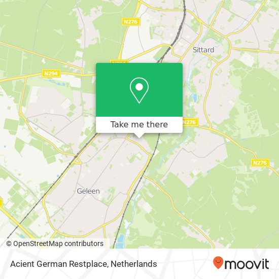 Acient German Restplace map