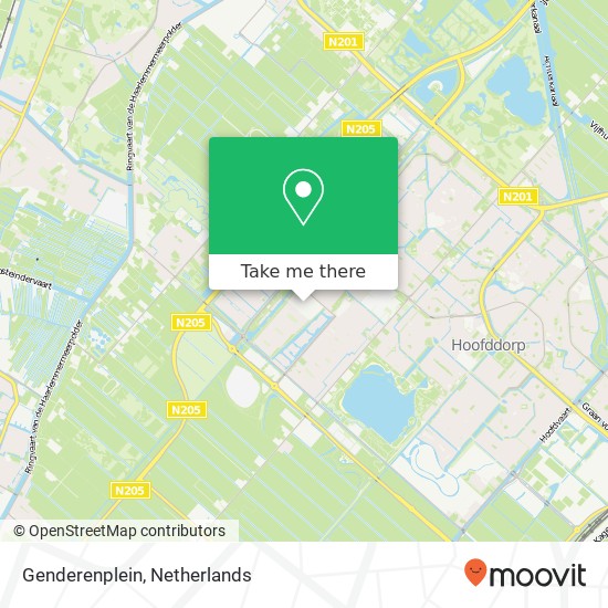 Genderenplein map