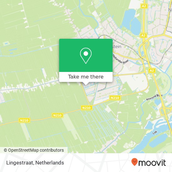 Lingestraat map