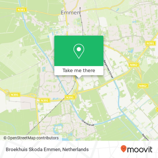 Broekhuis Skoda Emmen map